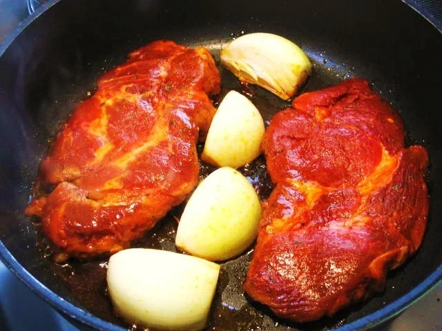 Nackensteaks mit Zuckerschoten - Rezept - Bild Nr. 3