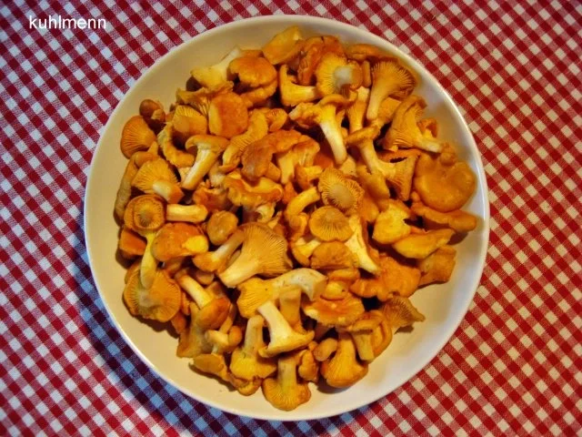 Pfifferlinge in Tomaten/Käse-Pastasoße - Rezept - Bild Nr. 2