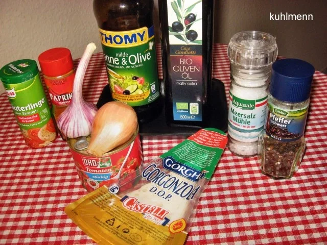 Pfifferlinge in Tomaten/Käse-Pastasoße - Rezept - Bild Nr. 3