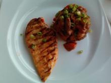 Hot Vegetable Hill with grilled Chicken - Rezept
