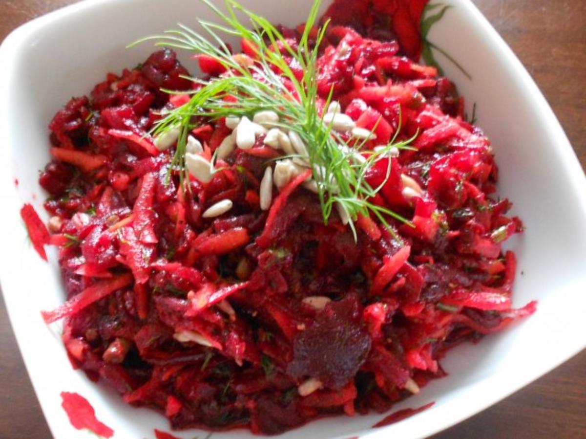 Rote-Beete-Karotten-Salat - Rezept