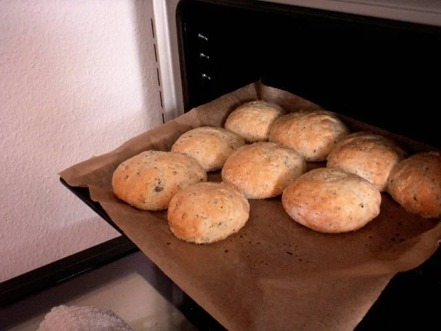 Rezept: Kürbiskern Brötchen Bild Nr. 4 Kürbiskern Brötchen - Rezept - Bild Nr. 4