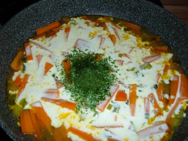 Rezept: Pfannengerichte : Pasta mit Putengeschnetzeltes Bild Nr. 6 Pfannengerichte : Pasta mit Putengeschnetzeltes - Rezept - Bild Nr. 6