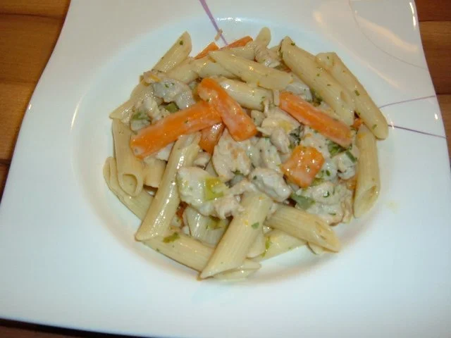Rezept: Pfannengerichte : Pasta mit Putengeschnetzeltes Bild Nr. 8 Pfannengerichte : Pasta mit Putengeschnetzeltes - Rezept - Bild Nr. 8