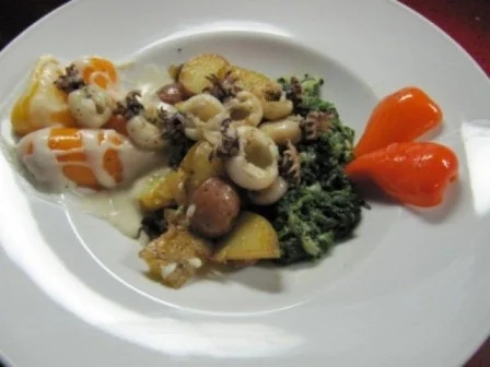 Sepia mit Blattspinat und Aioli à la Biggi - Rezept - Bild Nr. 24