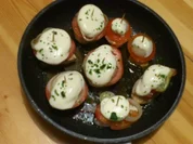 Überbackene Putenbrustmedallions - Rezept
