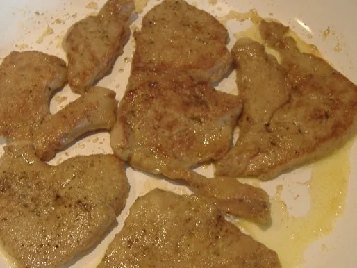 Rezept: Kalbsleber mit Pfirsich und grünem Pfeffer Bild Nr. 4 Kalbsleber mit Pfirsich und grünem Pfeffer - Rezept - Bild Nr. 4