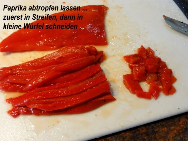 Salatbar:   GABELSPAGHETTI  als Salat - Rezept - Bild Nr. 4