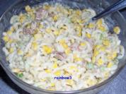 Salat: Nudelsalat mit Fleisch - Rezept