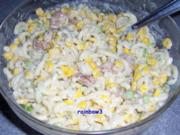 Salat: Nudelsalat mit Fleisch - Rezept