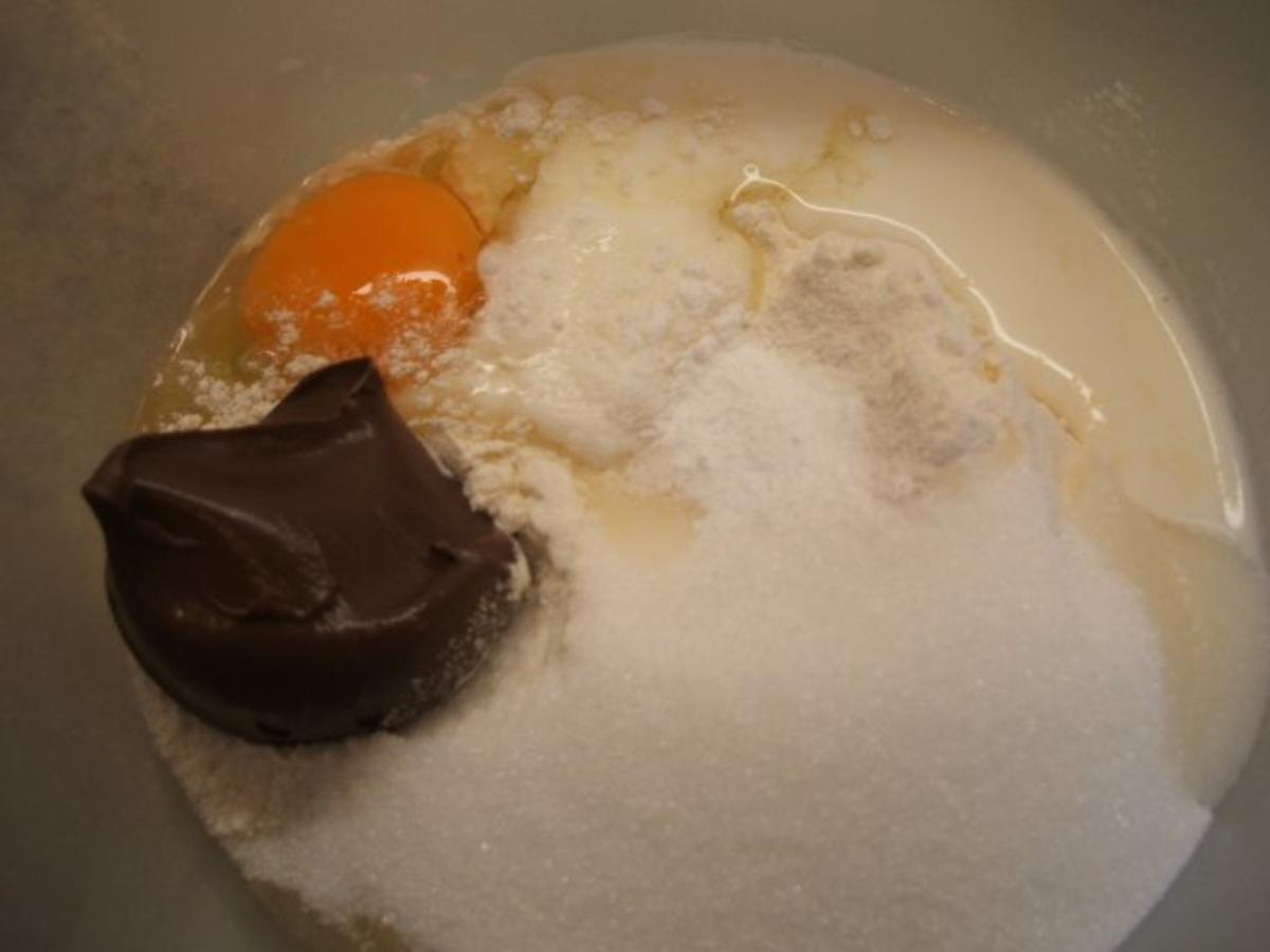 Backen: Aprikosenkuchen mit Schokostreusel und einer Überraschung - Rezept - Bild Nr. 4