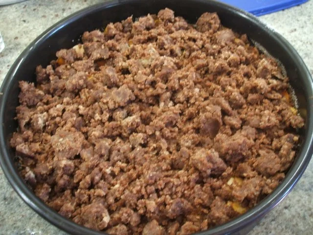 Backen: Aprikosenkuchen mit Schokostreusel und einer Überraschung - Rezept - Bild Nr. 9