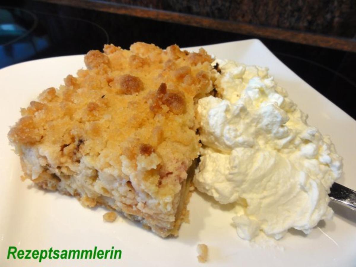 Rührteig: RHABARBER STREUSEL KUCHEN - einfach - von Rezeptsammlerin