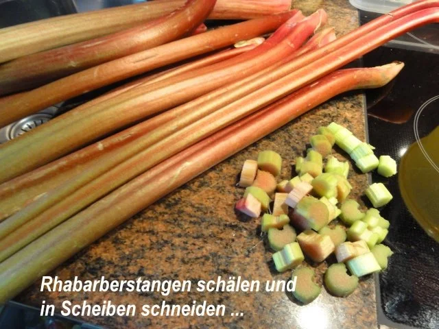 Rührteig:   RHABARBER - STREUSEL - KUCHEN - Rezept - Bild Nr. 2