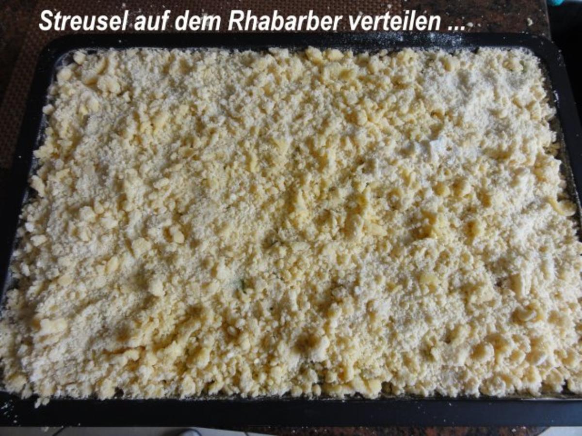 Rührteig:   RHABARBER - STREUSEL - KUCHEN - Rezept - Bild Nr. 6