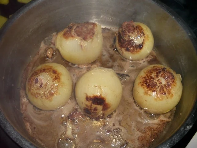 Rezept: Zwiebeln gefüllt Bild Nr. 6 Zwiebeln gefüllt - Rezept - Bild Nr. 6