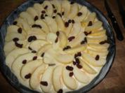 Apfelkuchen mit Krimmele - Rezept