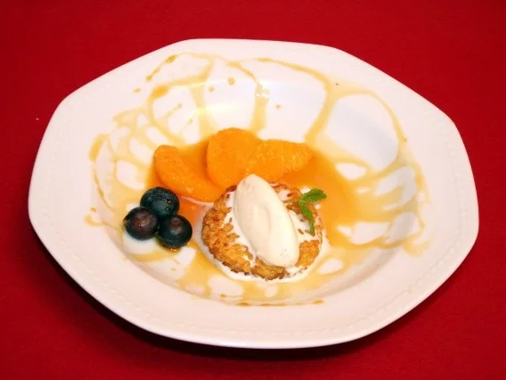 Rising Sun Orange mit frischen Brombeeren - Rezept