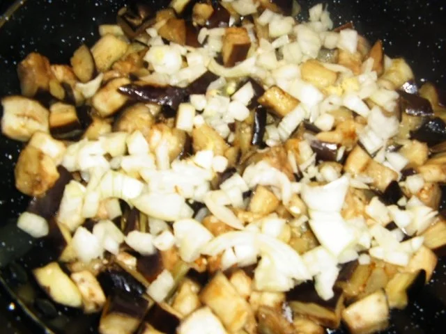Aubergine-Hack-Pfanne - Rezept - Bild Nr. 5