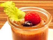 Mousse au Zitronengras-Chocolat - Rezept