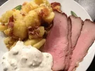 Bratkartoffeln  zu Roastbeef und leichter Remoulade - Rezept