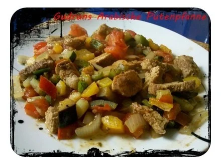 Rezept: Geflügel: Arabische Putenpfanne Geflügel: Arabische Putenpfanne - Rezept