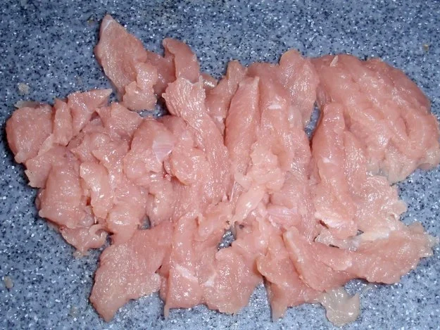 Rezept: Putenstreifen mit Pfifferlingen und Gemüsereis Bild Nr. 4 Putenstreifen mit Pfifferlingen und Gemüsereis - Rezept - Bild Nr. 4