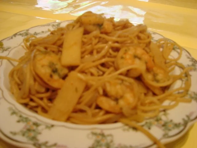 Rezept: Spaghetti mit King Praws und Sprossen Bild Nr. 7 Spaghetti mit King Praws und Sprossen - Rezept - Bild Nr. 7