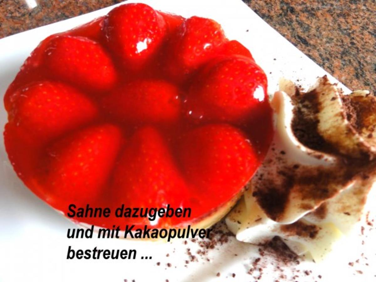 Dessert:   ERDBEER - RHABARBER - TÖRTCHEN - Rezept - Bild Nr. 2