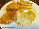 Fisch:   SEELACHSFILET in Bierteig gebacken - Rezept