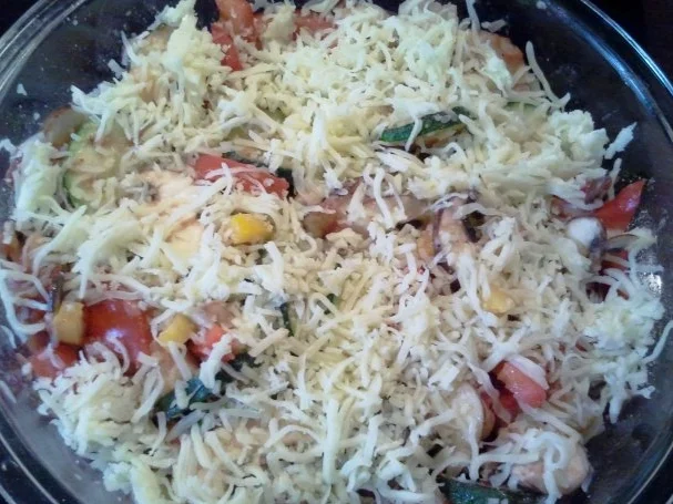 Rezept: Kartoffelgemüseauflauf Bild Nr. 2 Kartoffelgemüseauflauf - Rezept - Bild Nr. 2