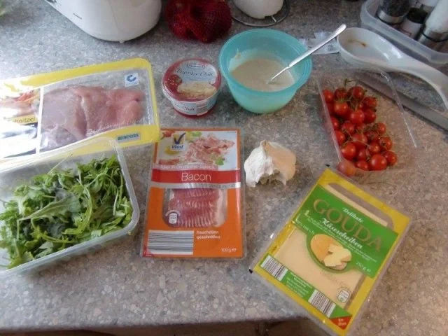 Rezept: Putenschnitzel Röllchen mit Bacon Kruste Bild Nr. 2 Putenschnitzel Röllchen mit Bacon Kruste - Rezept - Bild Nr. 2