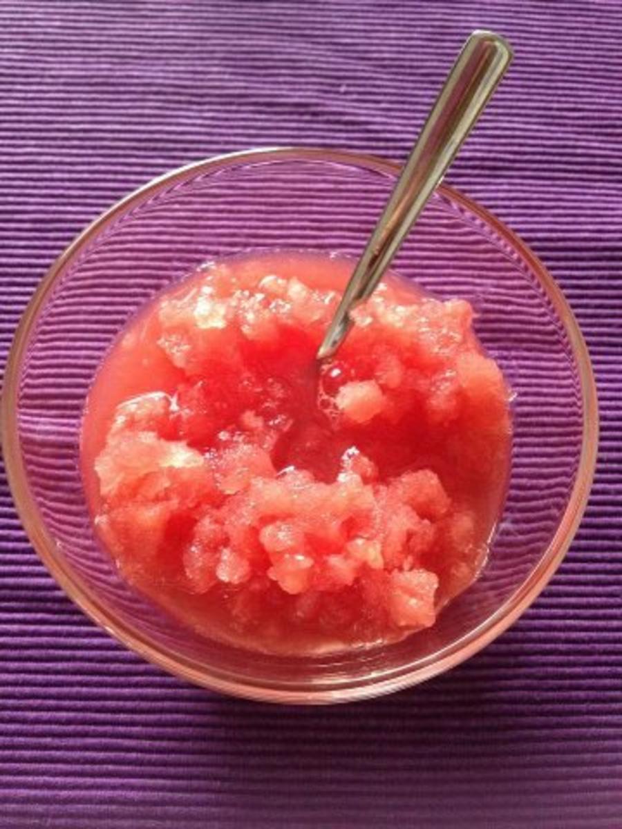 Wassermelonen - Granita - Rezept