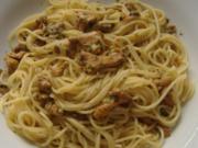 Spaghetti mit Pfifferlingen - Rezept
