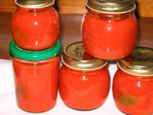 Tomatensoße auf Vorrat - Rezept