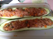 Gefüllte Schmorgurke - Rezept