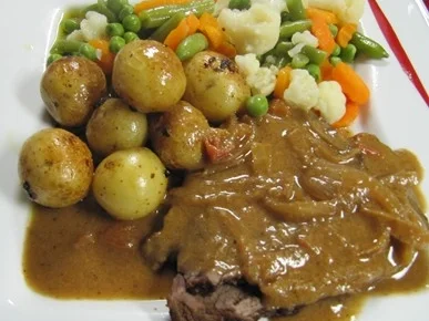 Tafel Rosenspitz mit Butterkartoffel und Kaisergemüse à la Biggi - Rezept - Bild Nr. 21