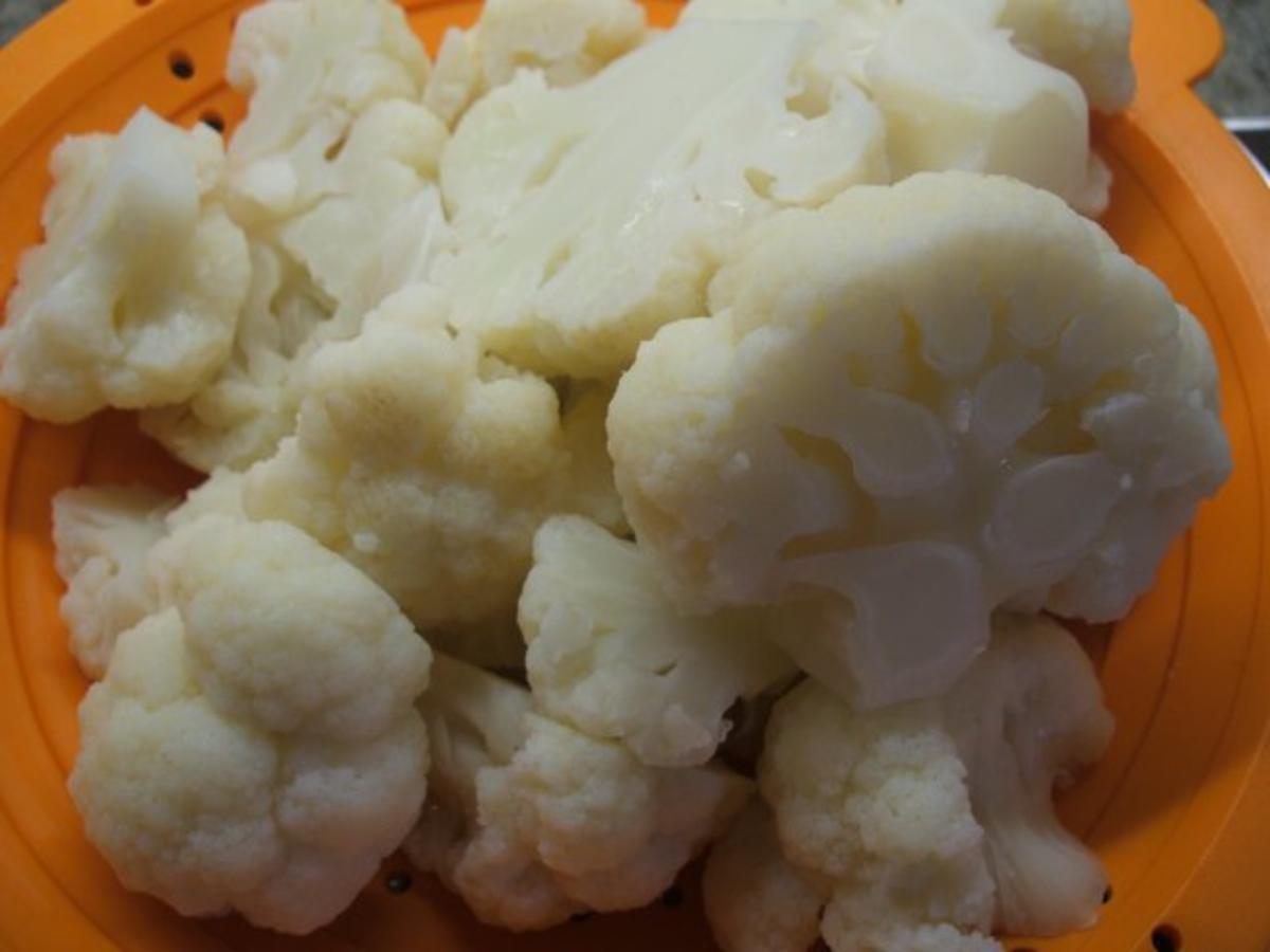 Gemüse: Gebackener Blumenkohl mit Remoulade und Kartoffelbrei - einfach ...