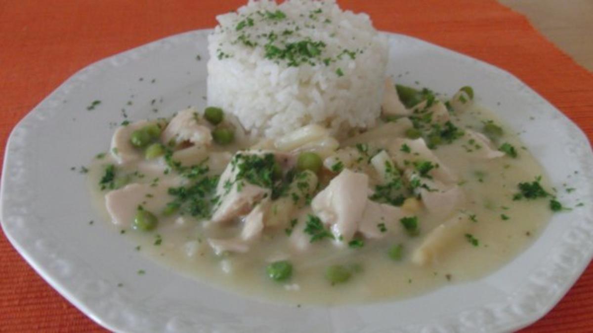 Hühnerfrikasseè - Rezept