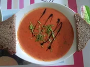 Paprika-Tomaten-Suppe - Rezept
