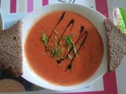 Paprika-Tomaten-Suppe - Rezept