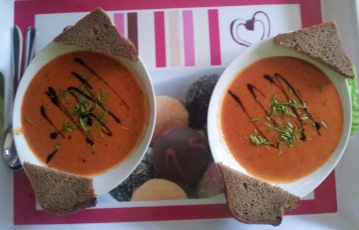 Paprika-Tomaten-Suppe - Rezept - Bild Nr. 2