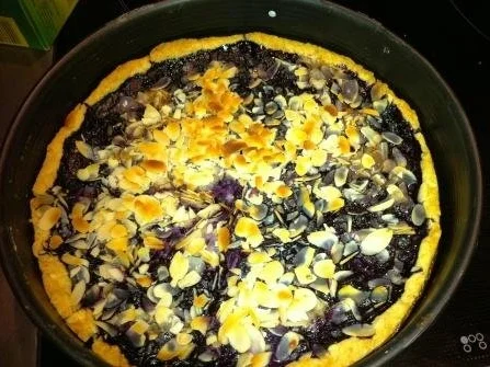 Mürbe Tonka-Heidelbeertarte - Rezept