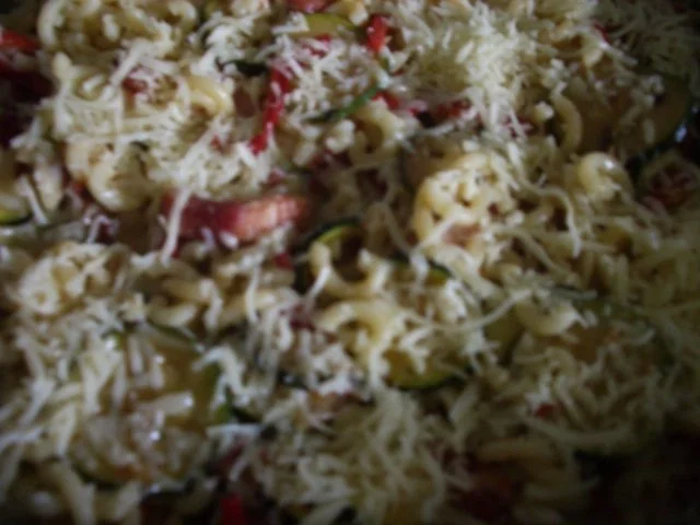 Rezept: Zucchini -Paprika - Auflauf mit Nudeln Bild Nr. 11 Zucchini -Paprika - Auflauf mit Nudeln - Rezept - Bild Nr. 11