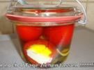 Kirschtomaten - eingelegt,  mit rezenter Frischkäsefüllung - Rezept
