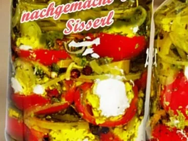 Kirschtomaten - eingelegt,  mit rezenter Frischkäsefüllung - Rezept - Bild Nr. 2