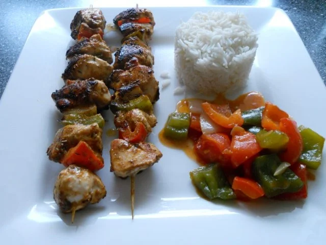 Hähnchenspieße a`la Clodin - Rezept