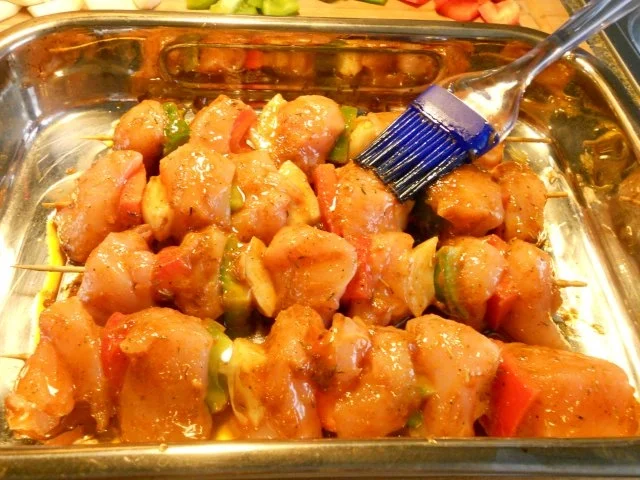 Hähnchenspieße a`la Clodin - Rezept - Bild Nr. 2