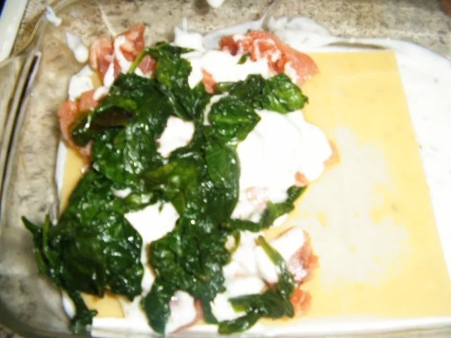 Rezept: Lachs-Spinat-Lasagne Bild Nr. 7 Lachs-Spinat-Lasagne - Rezept - Bild Nr. 7