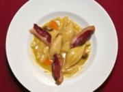 Conchiglie Pasta "Bisse und Küsse" mit Kastanien und Entenschinken (Wolf Maahn) - Rezept